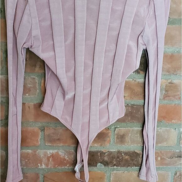 ANOUD DE PARIS SIZE SMALL STRIPED BODYSUIT RARE - Picture 2 of 3